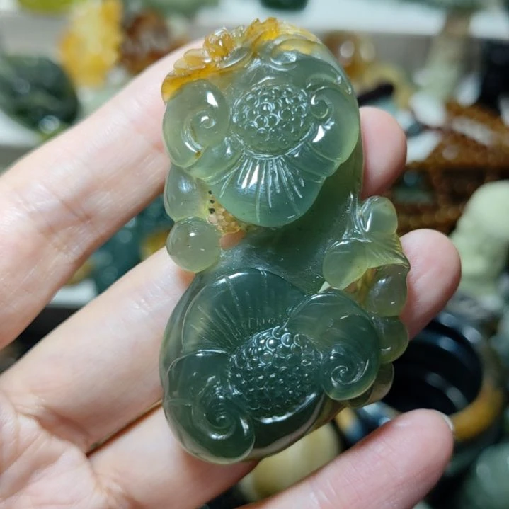 未镶嵌岫玉挂坠款式