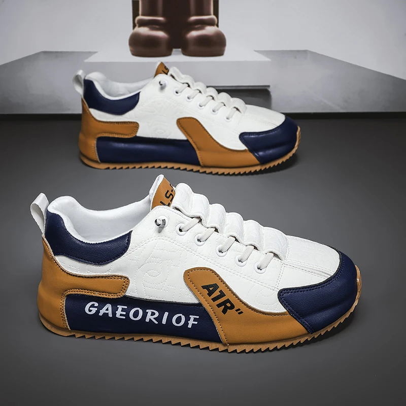 【真皮羊皮】加绒保暖潮牌联名男鞋一脚蹬运动鞋皮包底轻便豆豆鞋