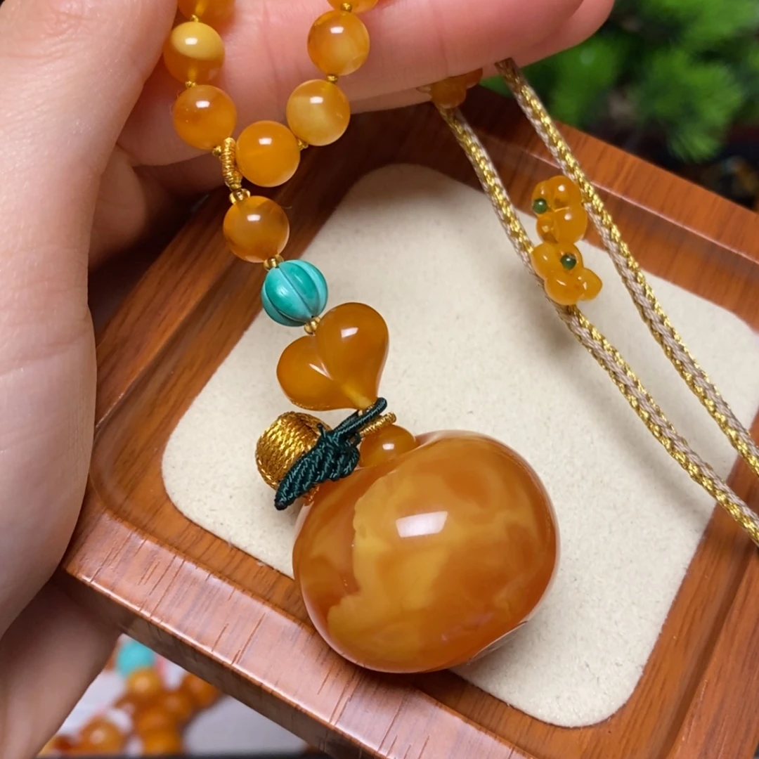 【闪购商品】蜜蜡颈饰未镶嵌项链