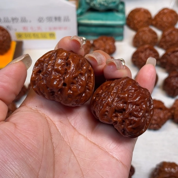 紧***罗文玩核桃吊坠蛤蟆9LXP#00#