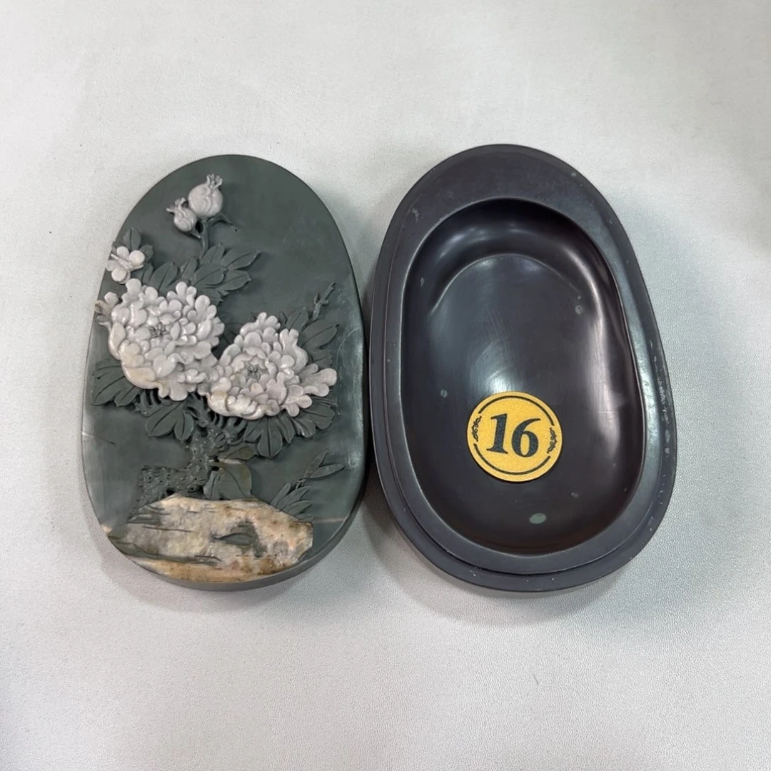 谷***雨苴却砚文房四宝花鸟