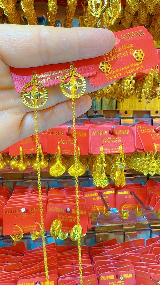 铜合金耳饰 铜合金手链 铜合金时尚尼泊尔饰品耳环LayiLaBezنىپال