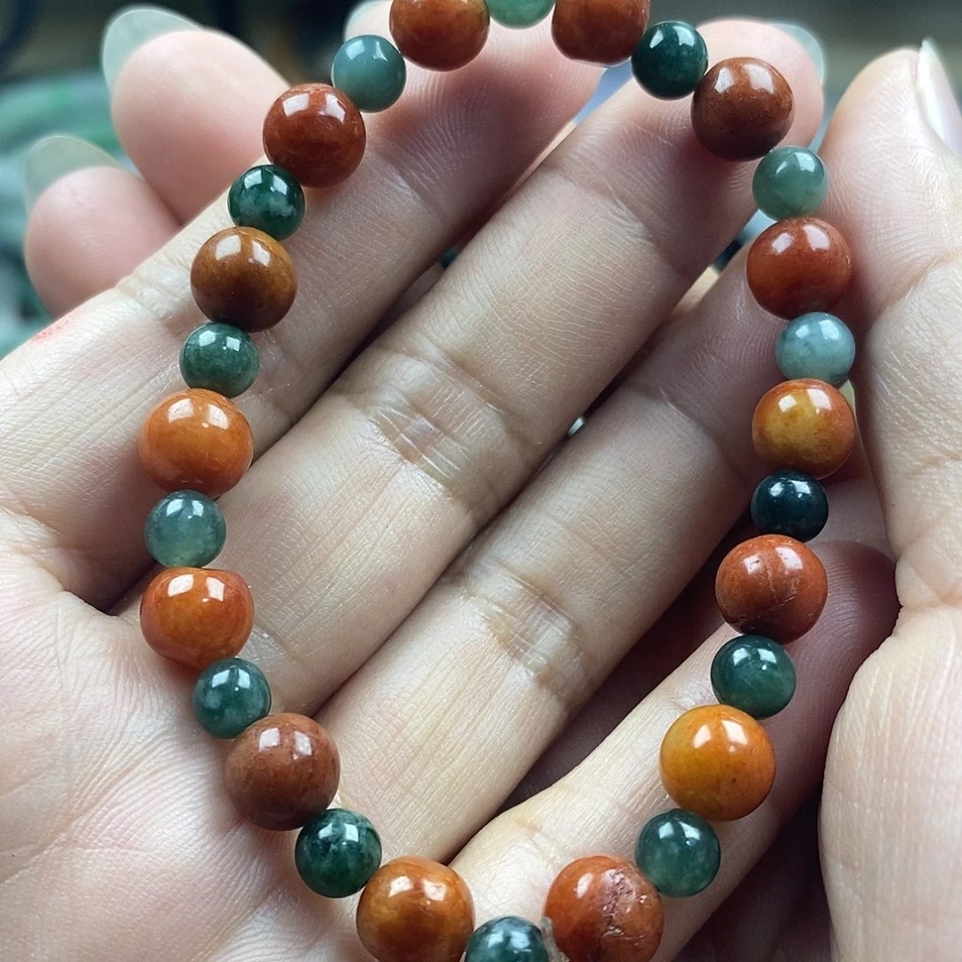 翡翠未镶嵌颈饰手串