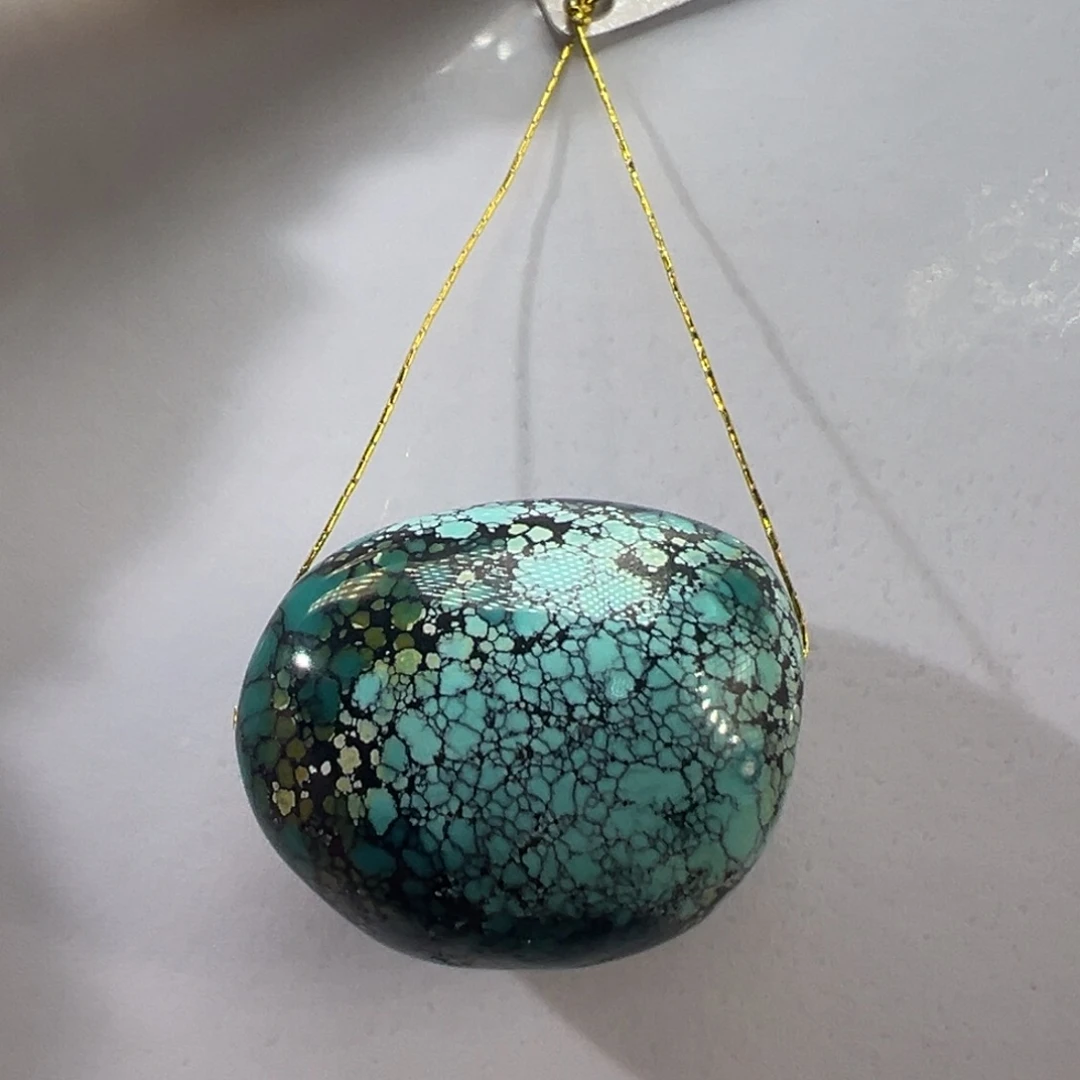 绿松石未镶嵌挂件