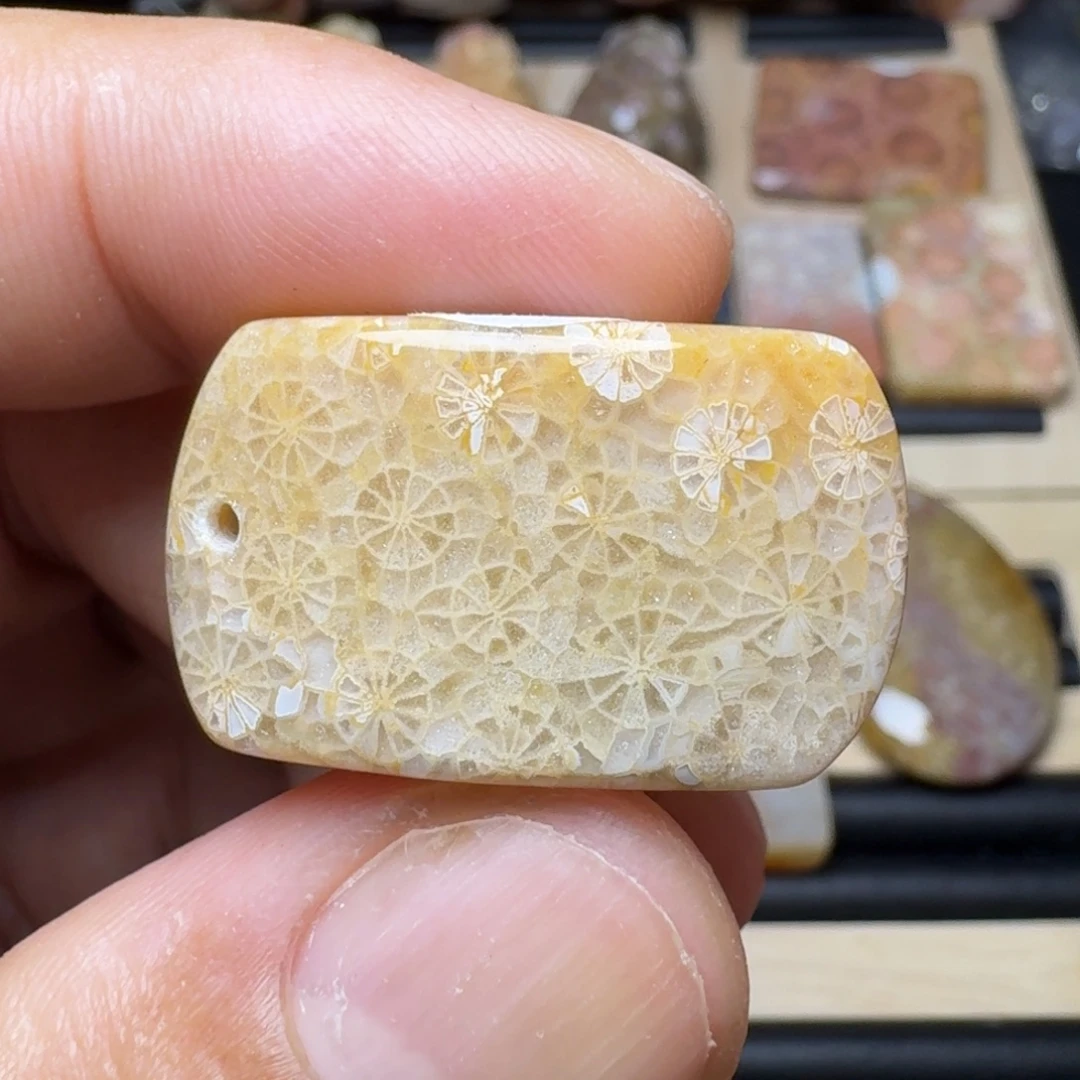 硅化玉未镶嵌纯天然色有机玉石保真色