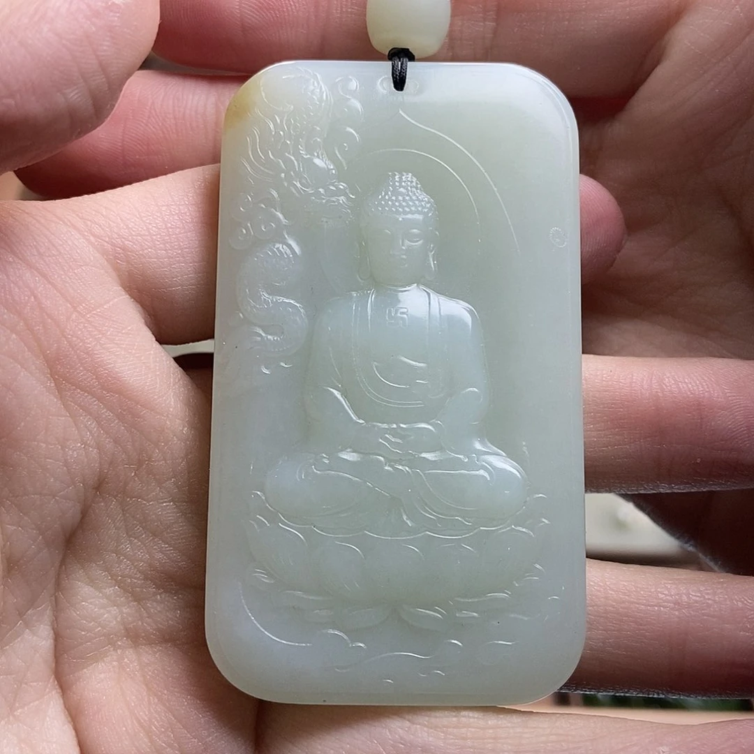 和田玉（糖玉）颈饰未镶嵌