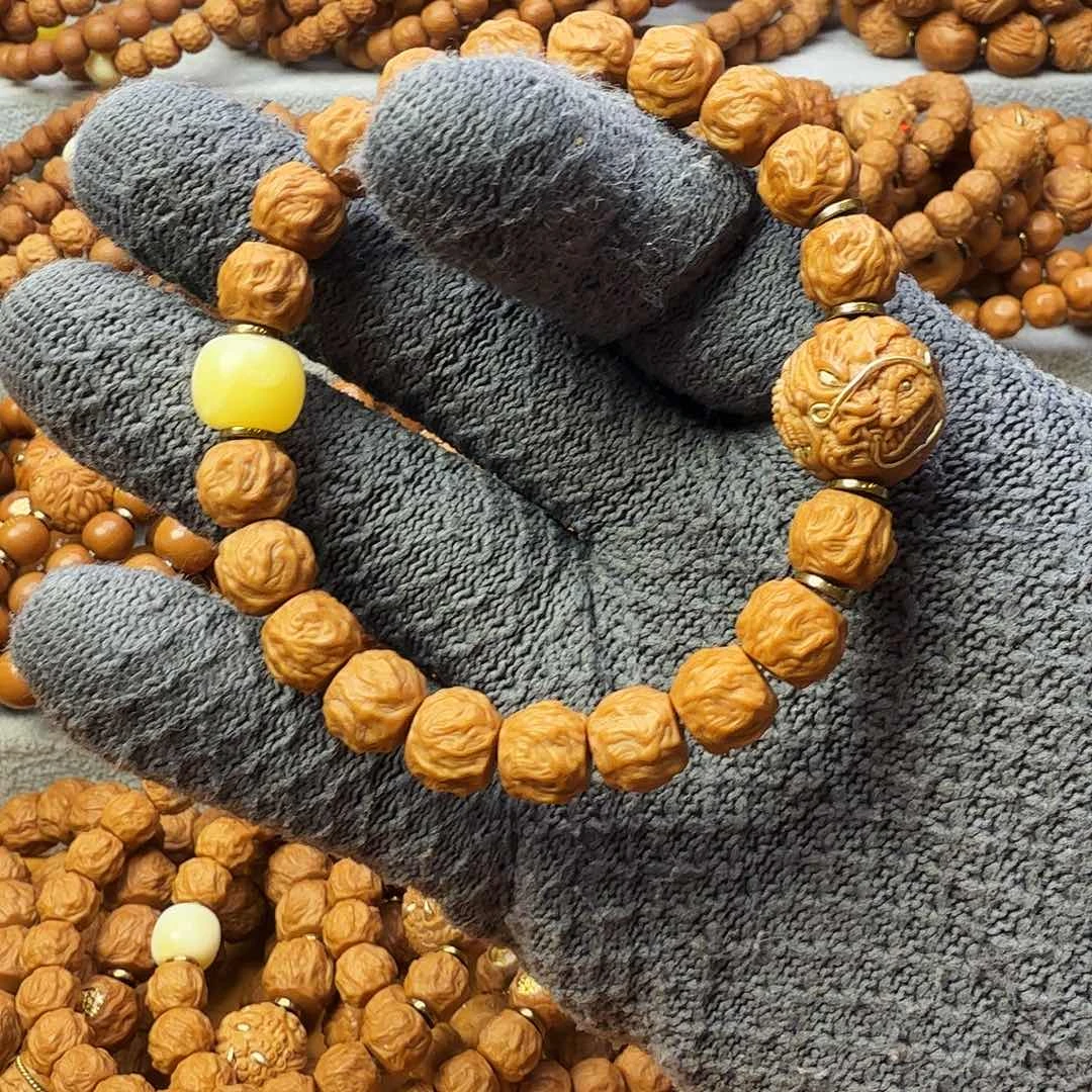 猴头核桃手串龙蛇加单颗