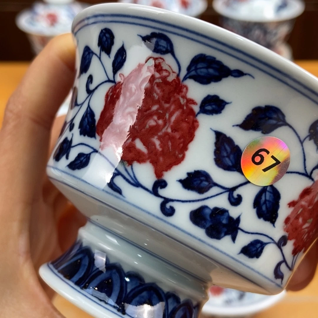 手绘现代茶具非古董