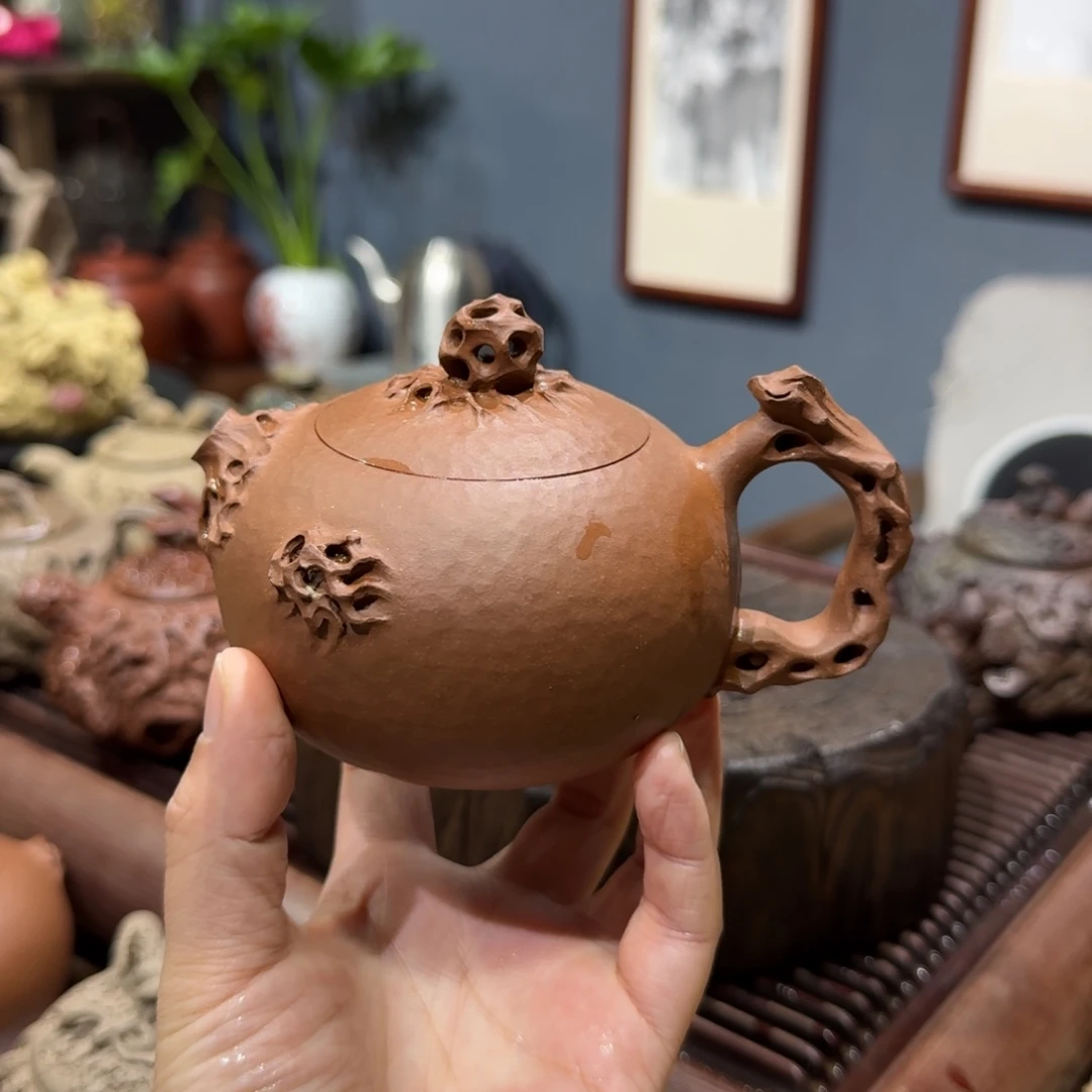 o***o紫砂茶壶五彩段西施