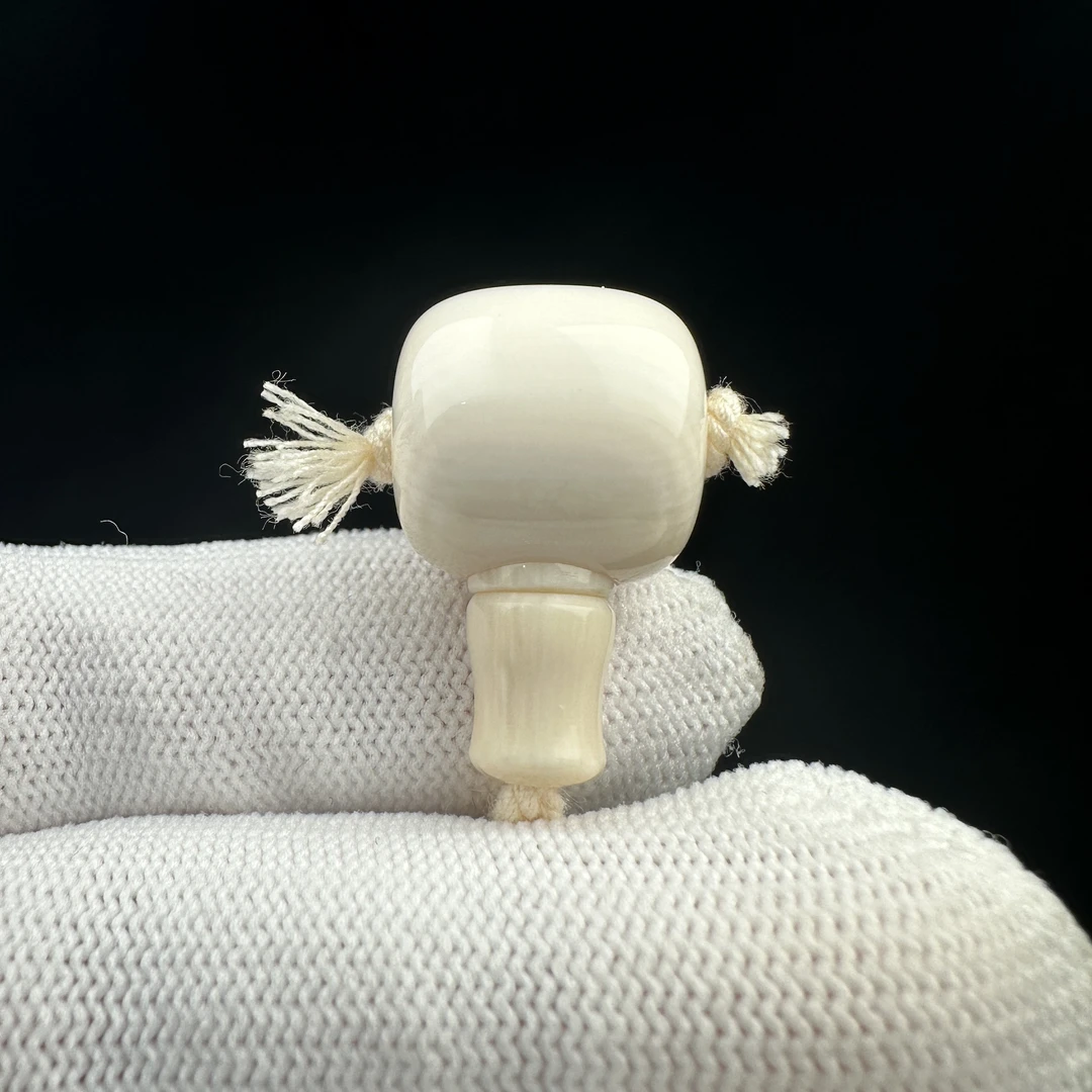 J2773天然猛犸牙 牙芯料藏式三通16*26.6mm一物一图假一罚十