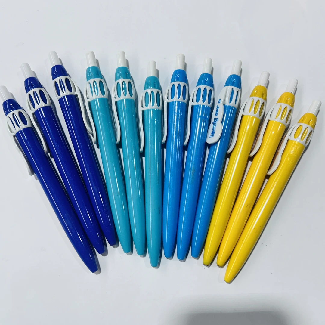 各种圆珠笔蓝色笔芯款式不挑混发【文创·本册·笔类套装】