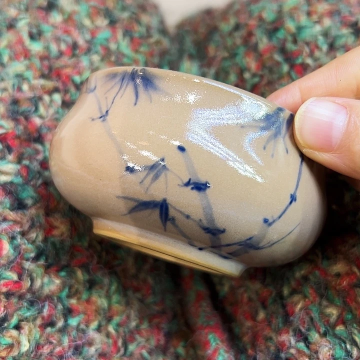 舒氏陶艺青花主人杯
