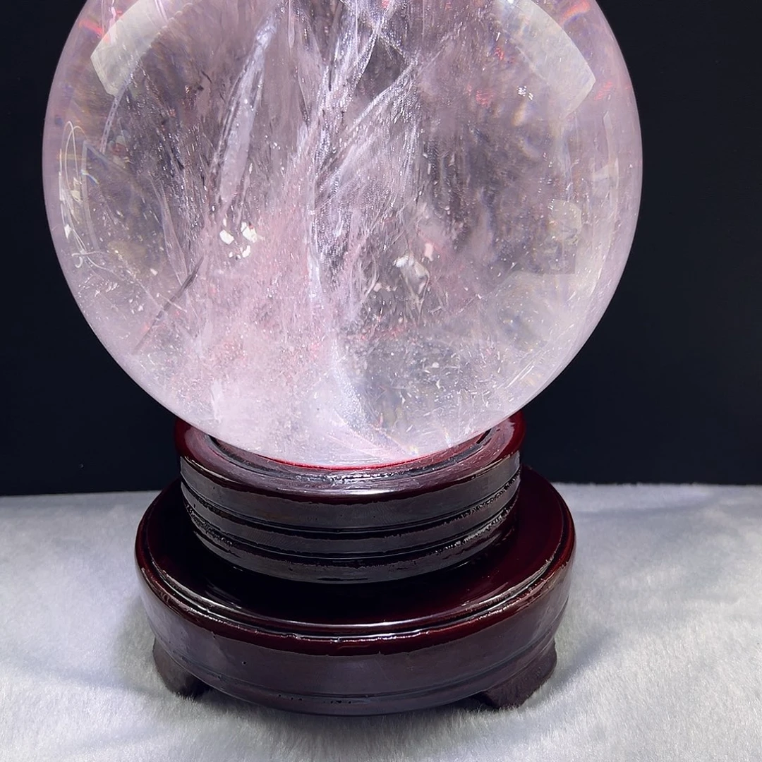 水晶珠宝半成品未镶嵌13.2公分