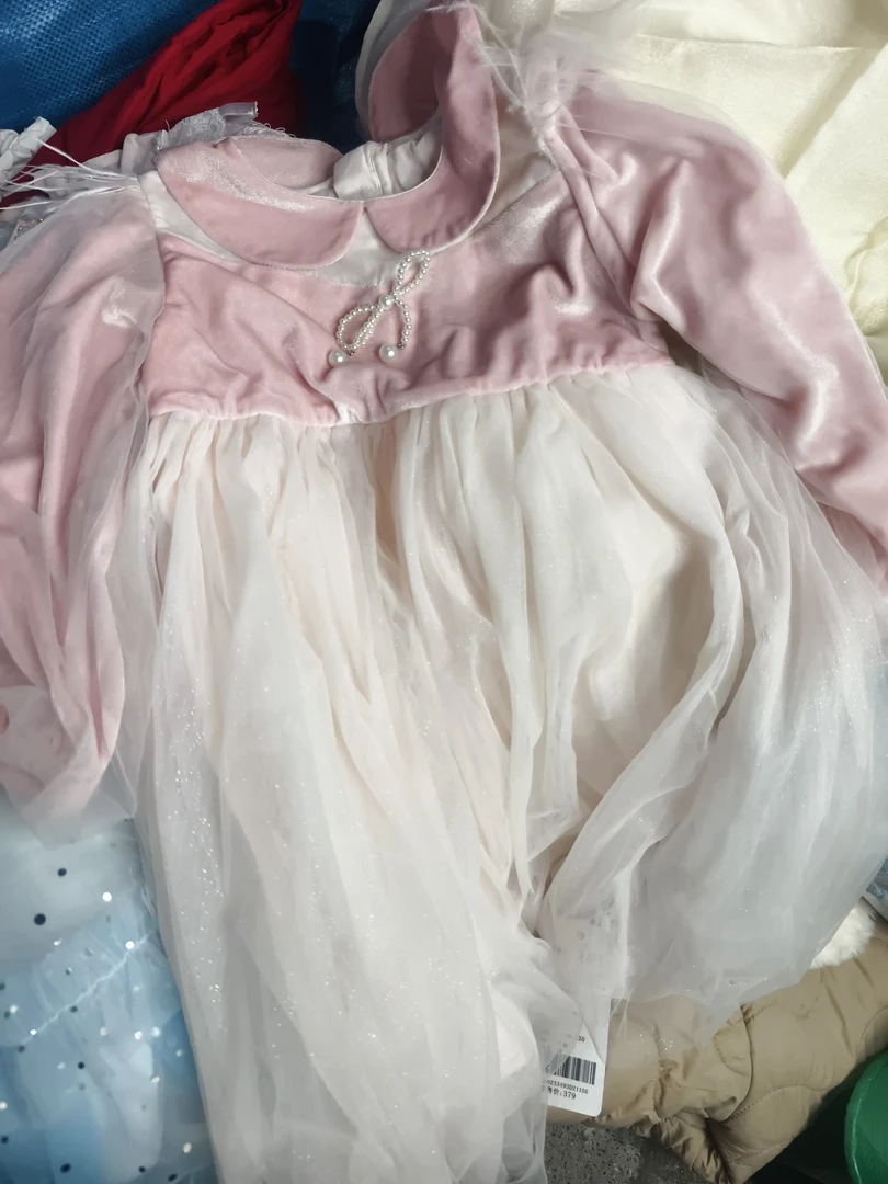 女蓬蓬裙长袖千金风公主风连衣裙蕾丝女宝汉服宝宝旗袍