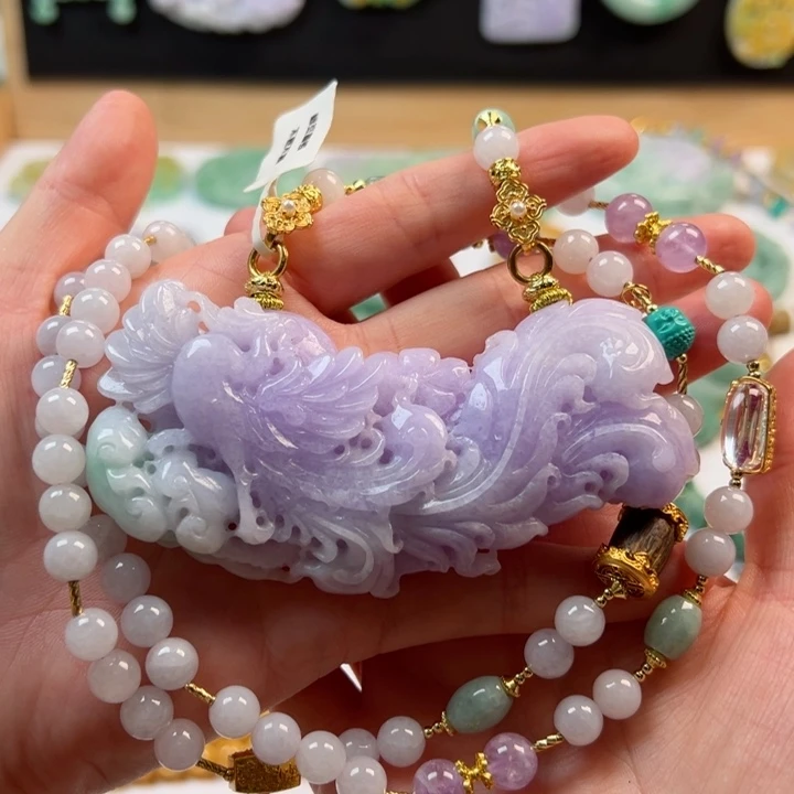 颈饰未镶嵌翡翠吊坠