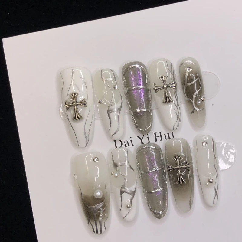 【冷冷冰茶】Aurora纯手工穿戴甲