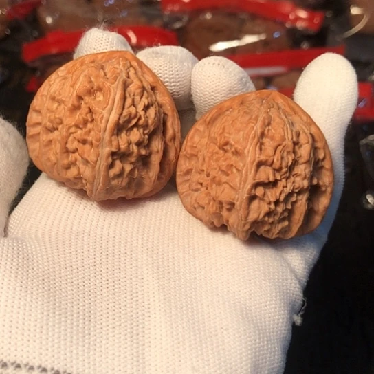把件文玩核桃三角白41