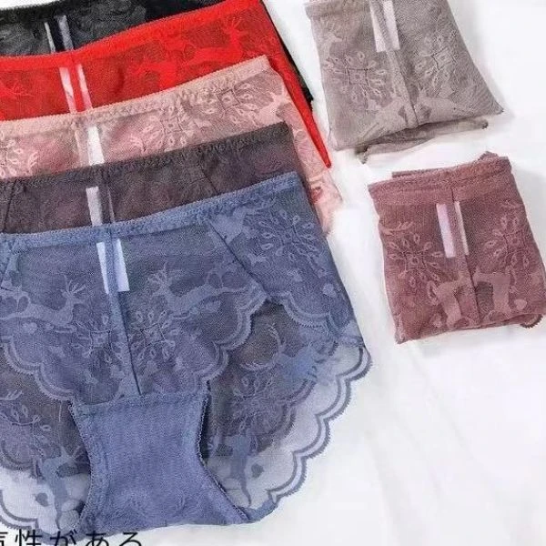 221款女士蕾丝亲肤柔软内裤5条装
