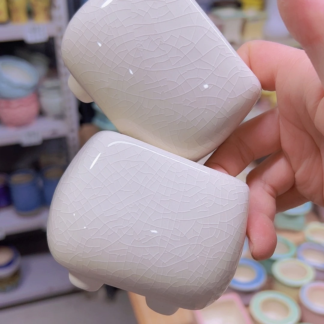 红陶陶瓷花盆当场满12包邮