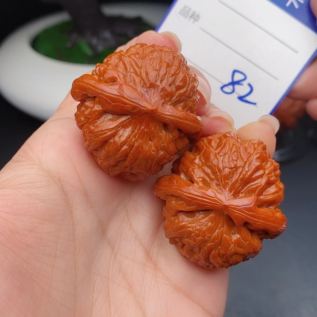 把件文玩核桃39闷白82