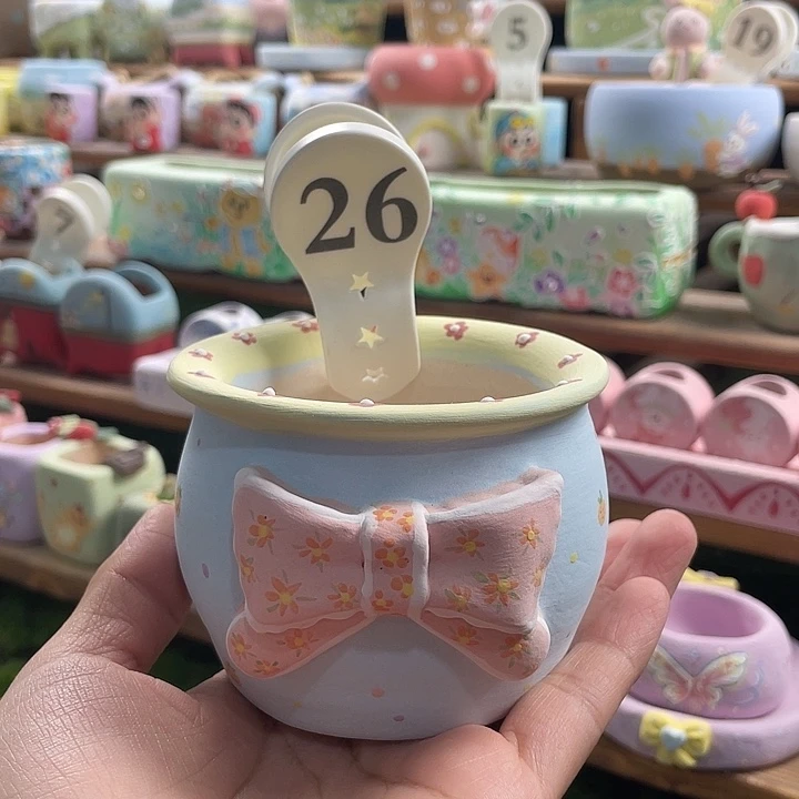 26…..手工手绘花盆