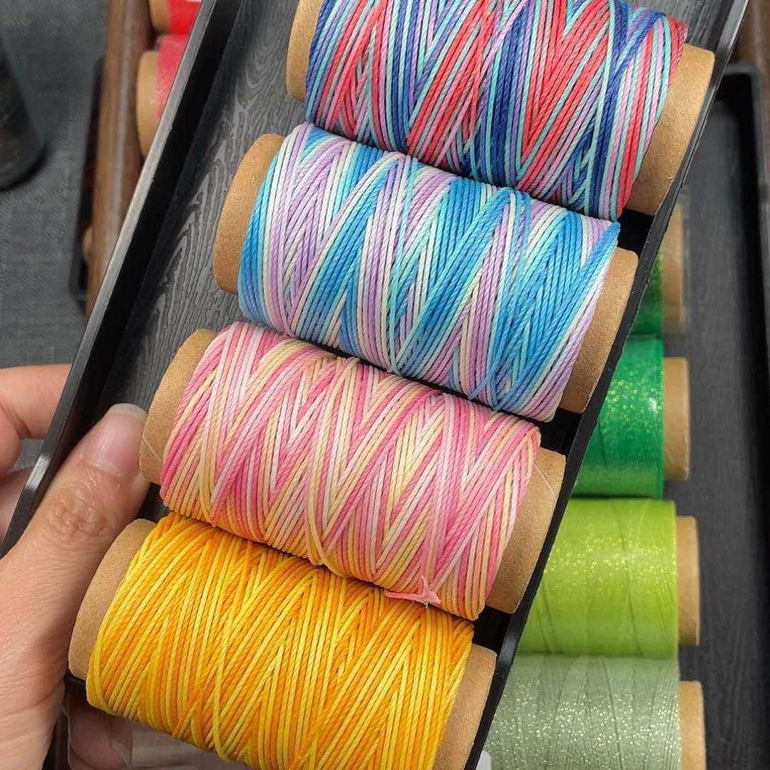 聚酯纤维1.0段染蜡线4卷各40米