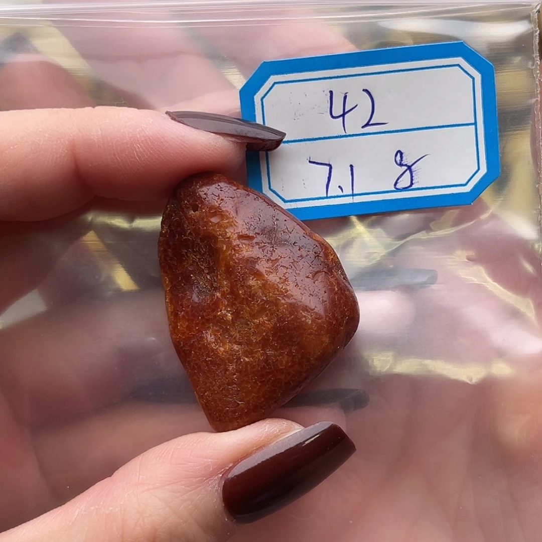 琥珀未镶嵌裸石蜜蜡原皮鸽