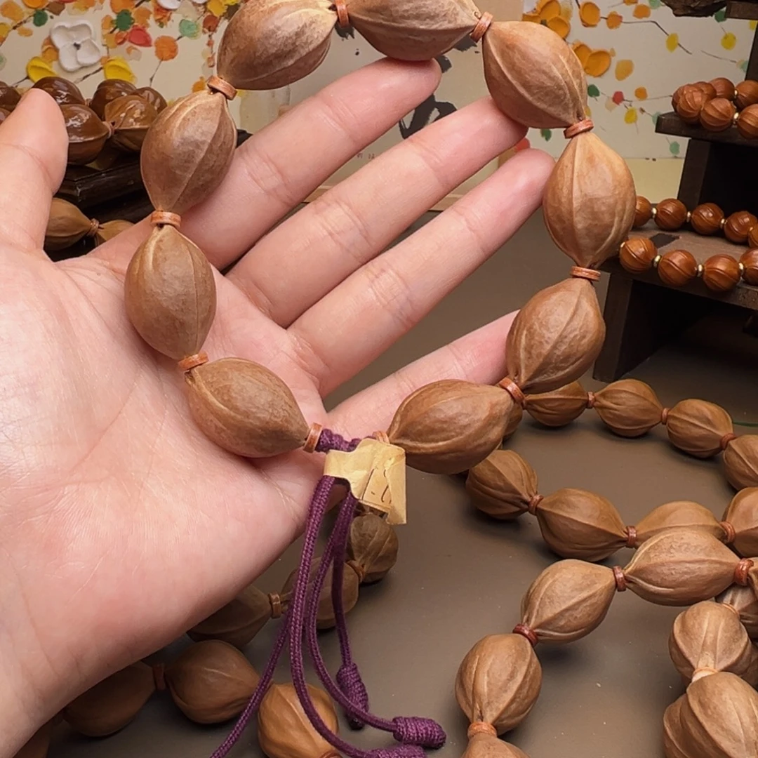 手串橄榄核梅林铁核1928素串鲨鱼背