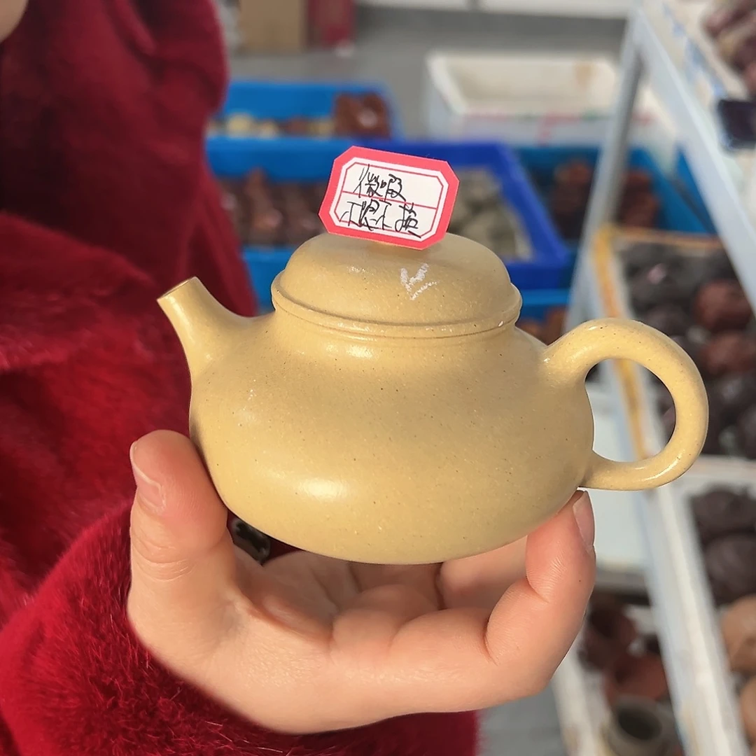 紫砂茶壶黄龙山原矿本绿180