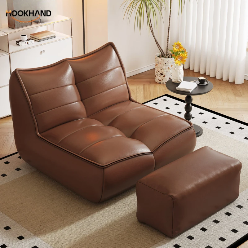 懒人沙发可躺可睡卧室小沙发阳台客厅休闲单人榻榻米复古豆袋沙发