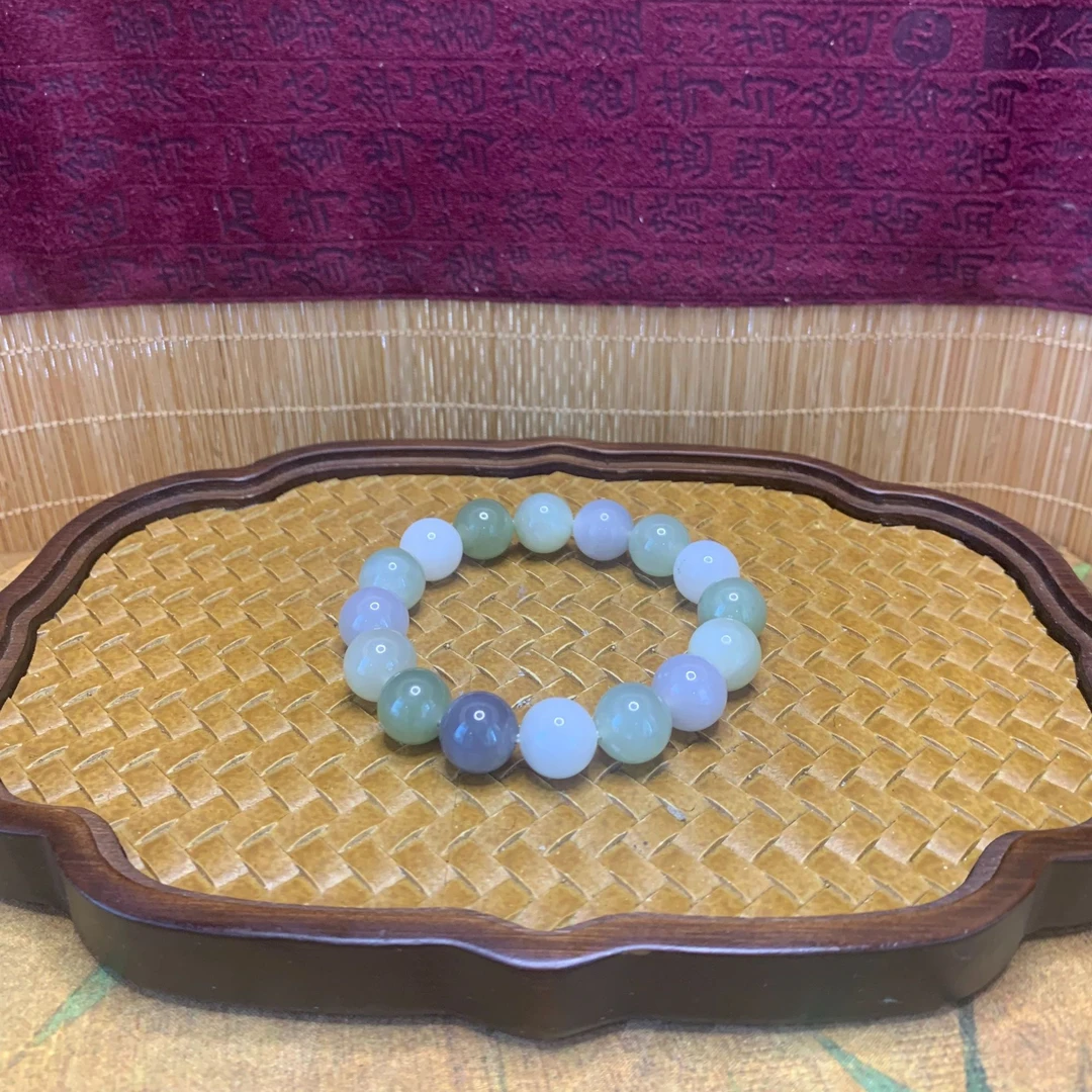 H和田玉多宝圆珠手串（卡12）0508