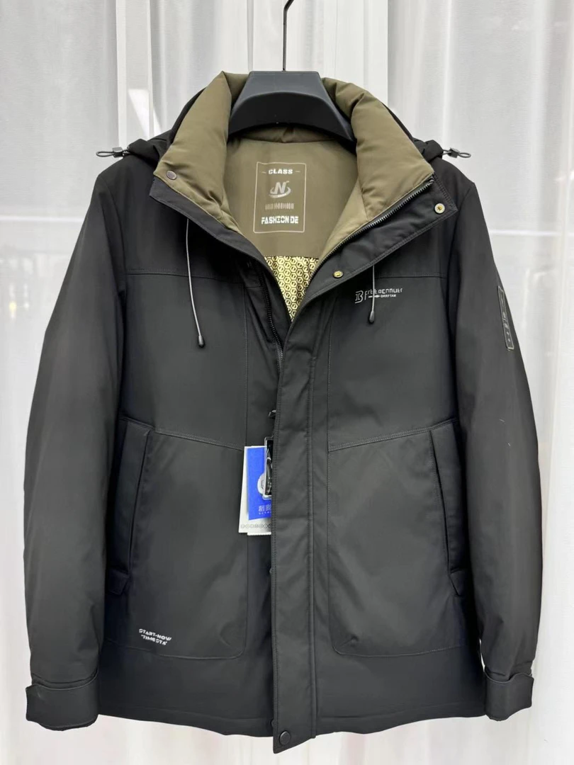 68091新款休闲百搭连帽保暖御寒羽绒服