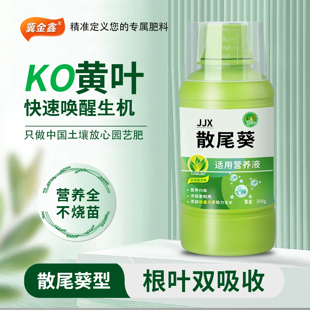 散尾葵适用营养液黄叶焦尖干枯不生长水溶肥绿叶宝叶面肥氮磷钾