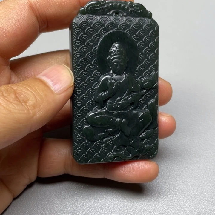 吊坠(不含链)未镶嵌和田玉田*翁