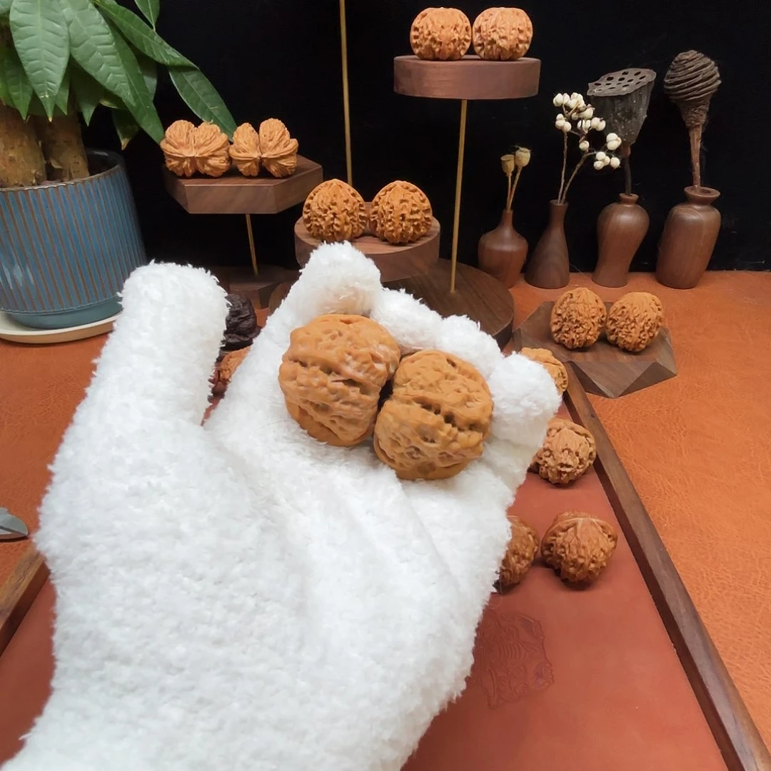 核桃把件奶油蜡皮蛤蟆头