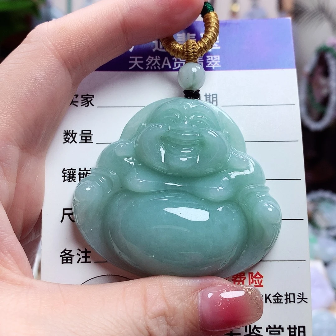 颈饰未镶嵌翡翠佛公22