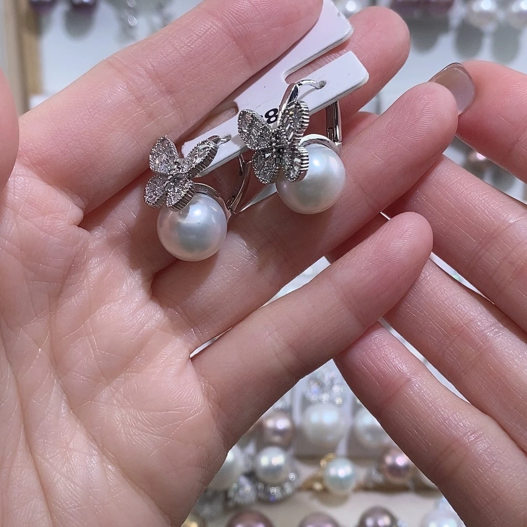 耳饰未镶嵌淡水珍珠w11.6