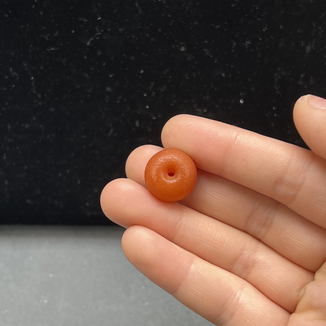 Y6525天然原矿蜜蜡 老蜡墩子 16.3*12mm抖音基地质检发货