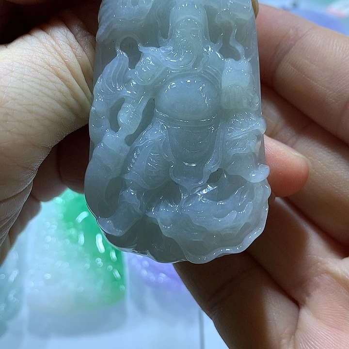 翡翠未镶嵌颈饰天然翡翠A货吊坠