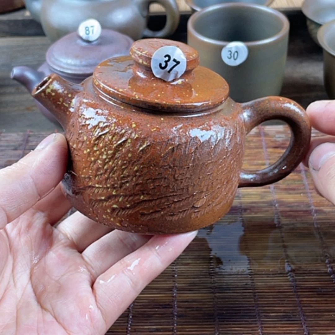 【闪购商品】柴烧茶壶200毫升左右微瑕