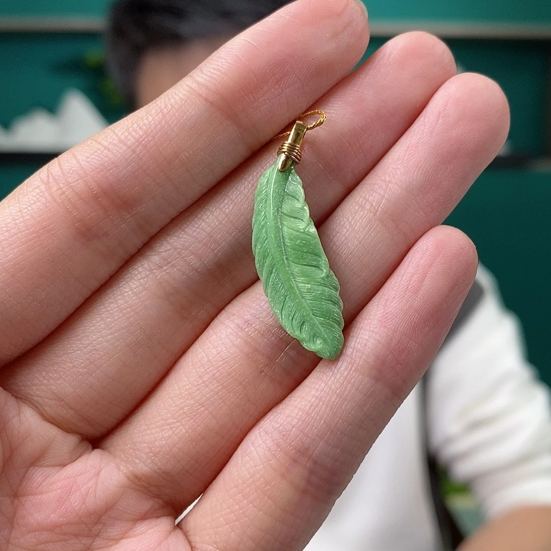 绿松石18K金镶嵌珠宝奇石