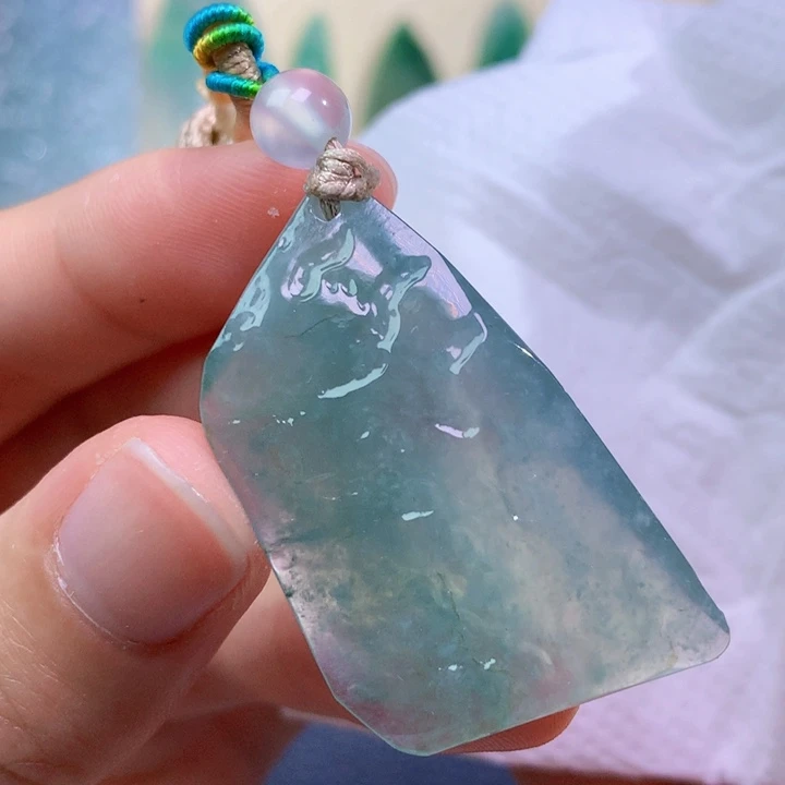 翡翠未镶嵌吊坠(不含链) 6835