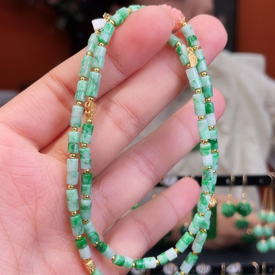 翡翠未镶嵌耳饰饰品