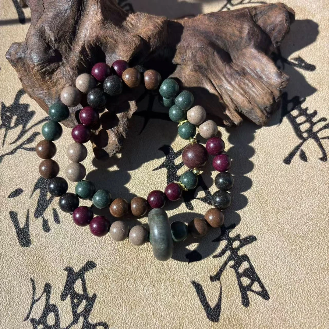 合香珠双圈手串8mm+*（多样性发一件）