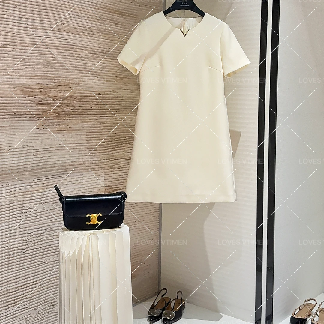 【LL专属】赫本风高定显瘦气质法式时尚长款连衣裙L-A1728