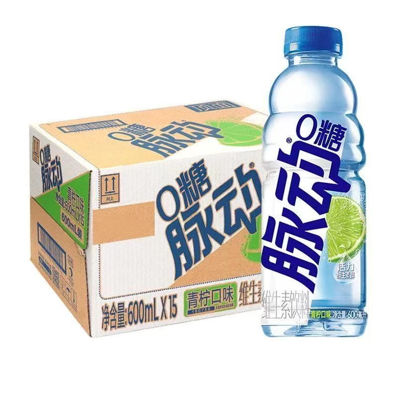 脉动零糖维生素饮料 600ml*4 青柠味/白桃味