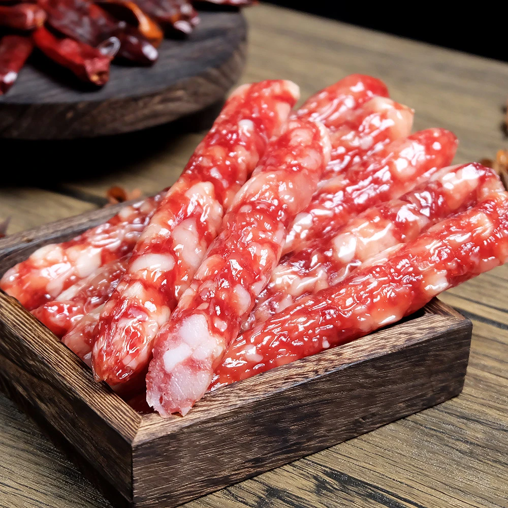 【美康猪肉哥】脆皮三七腊肠三肥七瘦广东土猪肉胶原蛋白猪肠衣