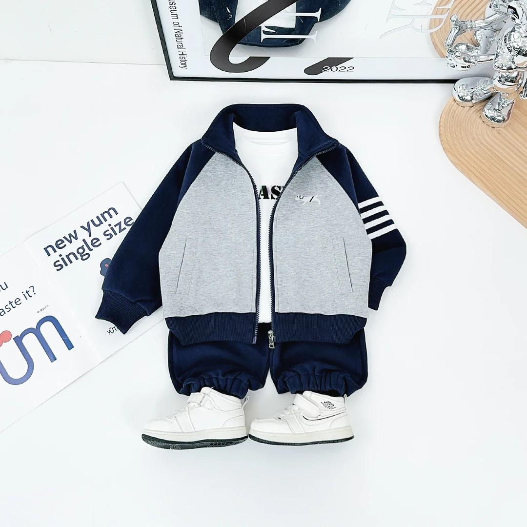 男童套装2025新款春装儿童春秋季两件套潮 HZ25015 悠悠童话童装