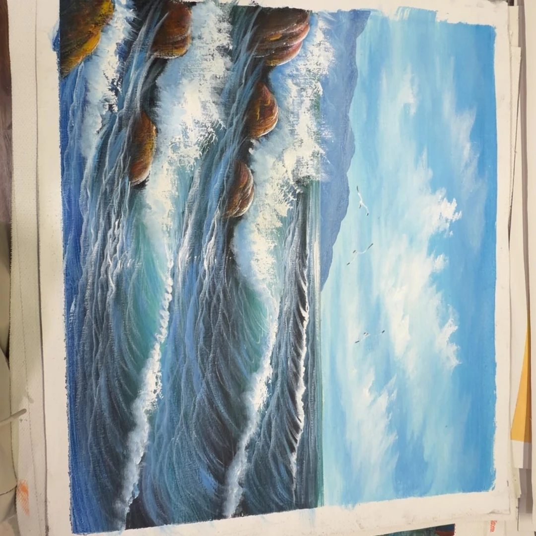 油画加油加油努力加油努力加油