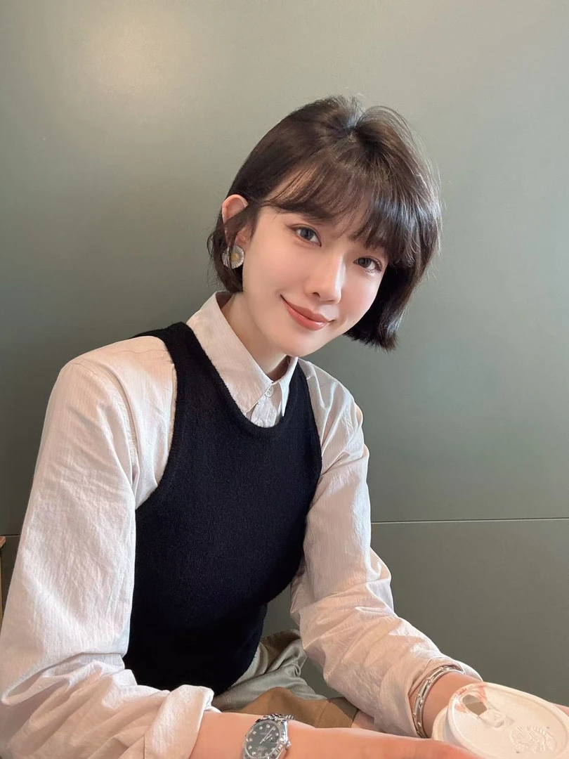 【Winnie】叠穿羊毛马甲 显瘦修身百搭